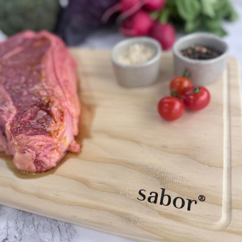 Sabor Trevig skjærefjøl m/blodrand 45x24,5 cm accoya