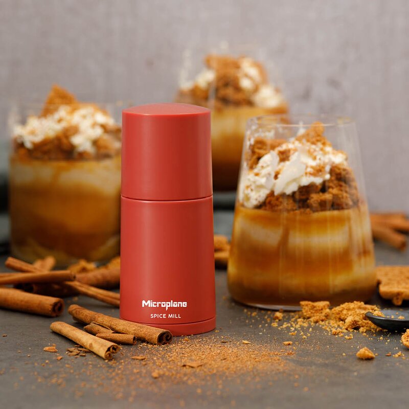 Microplane Spice Mill krydderkvern 12 cm lipstick pink