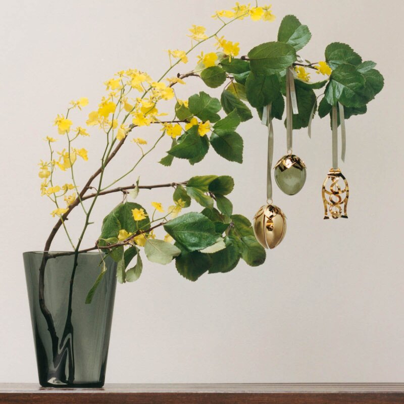 Georg Jensen Vår 2026 egg 18K gullbelagt stål