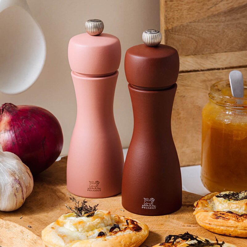 Peugeot Tahiti duo kvernsett 15 cm kakao/hasselnøtt