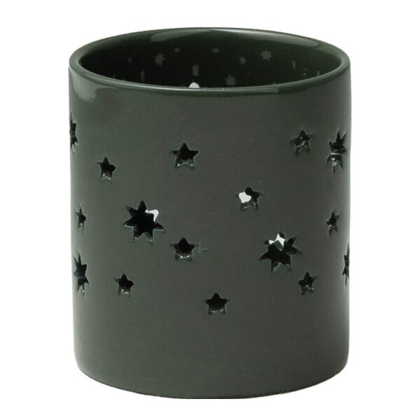 Sögne Home Telysholder liten 6 cm stjerne grønn