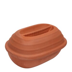 Dexam Terracotta kyllingroaster med lokk 30x21 cm