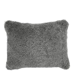 Natures collection A/S Pute new zealand saueskinn kort ull 35x45 cm Grey