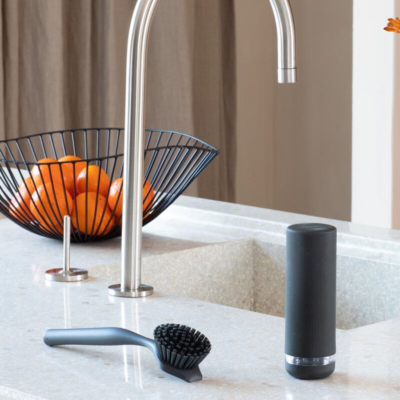 Brabantia SinkStyle såpedispenser til oppvaskmiddel 200 ml mørk grå