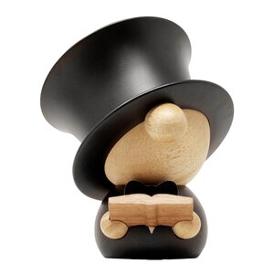 FableWood H.C. Andersen XXL trefigur 17 cm svart/gummitre/sapele