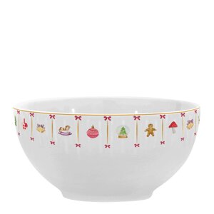 Aida Occasions Cozy Christmas skål 14 cm hvit
