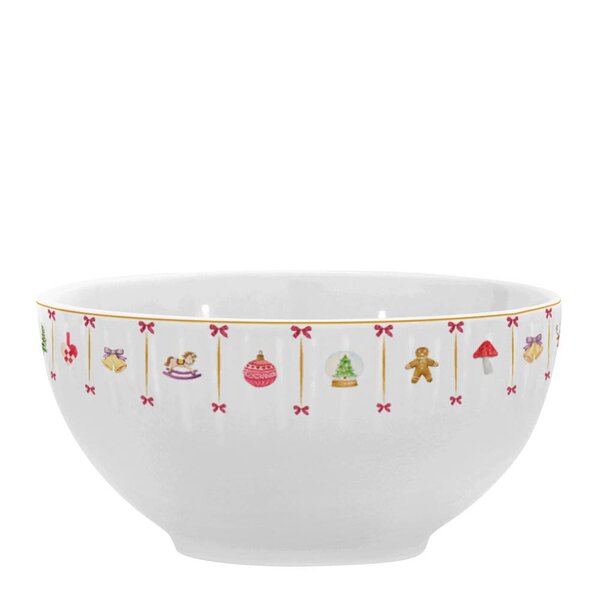 Aida Occasions Cozy Christmas skål 14 cm hvit