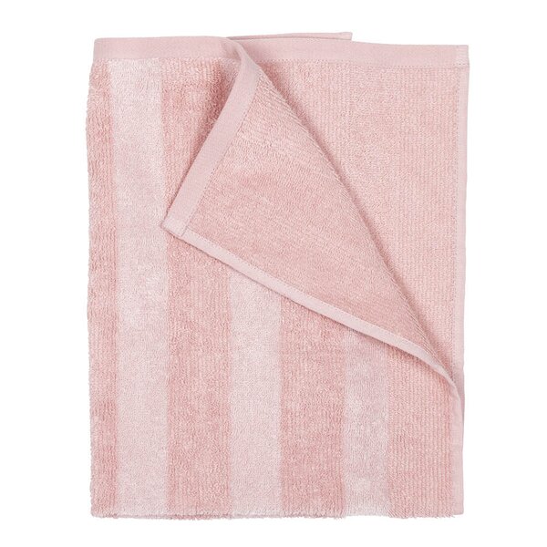 Fondaco Stripe håndkle 50x70 cm lys rosa