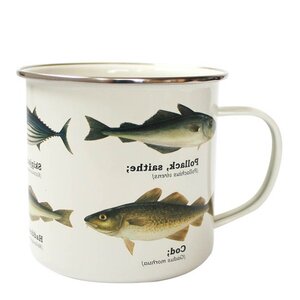 Gift Republic Emaljekopp 50 cl fisk