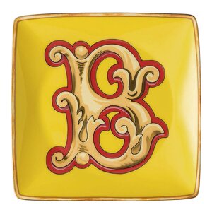 Versace Alphabet skål 12 cm kvadratisk B
