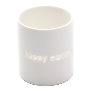 Sögne Home T-lysholder Happy Easter small hvit