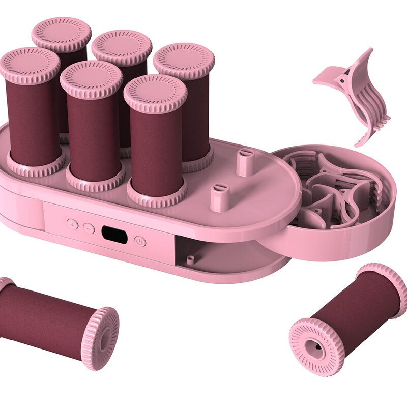 Mermade Varmeruller digital rosa