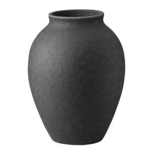 Knabstrup Keramik Knabstrup vase 12,5 cm svart