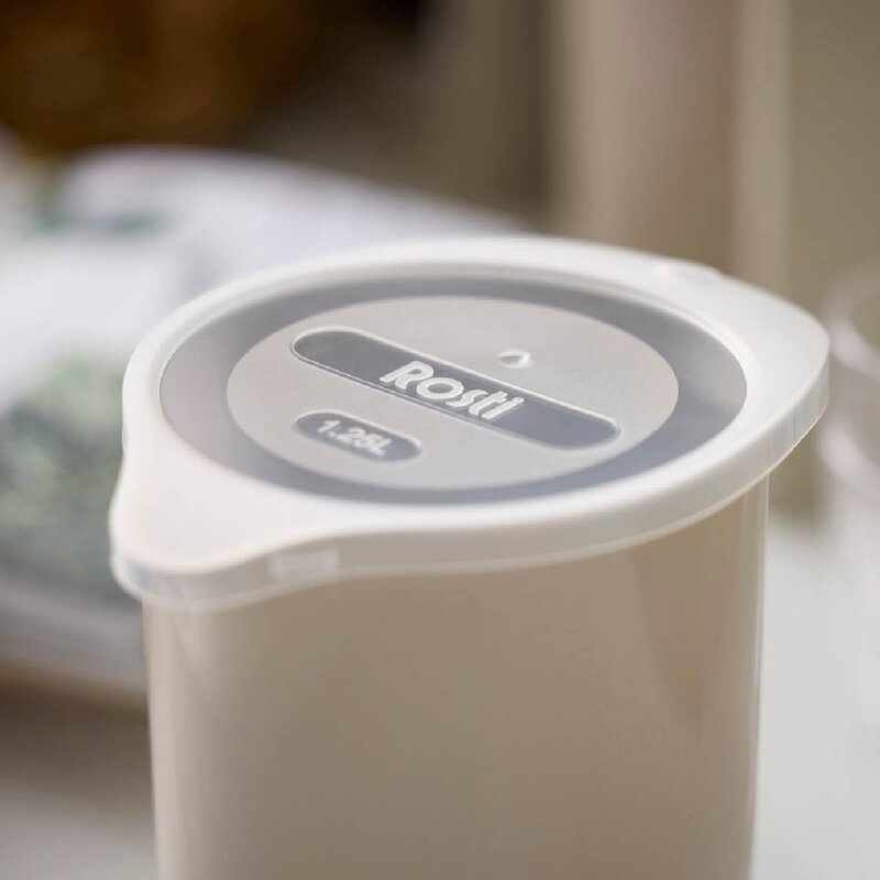 Rosti Classic miksekanne med lokk 1,25L Hvit