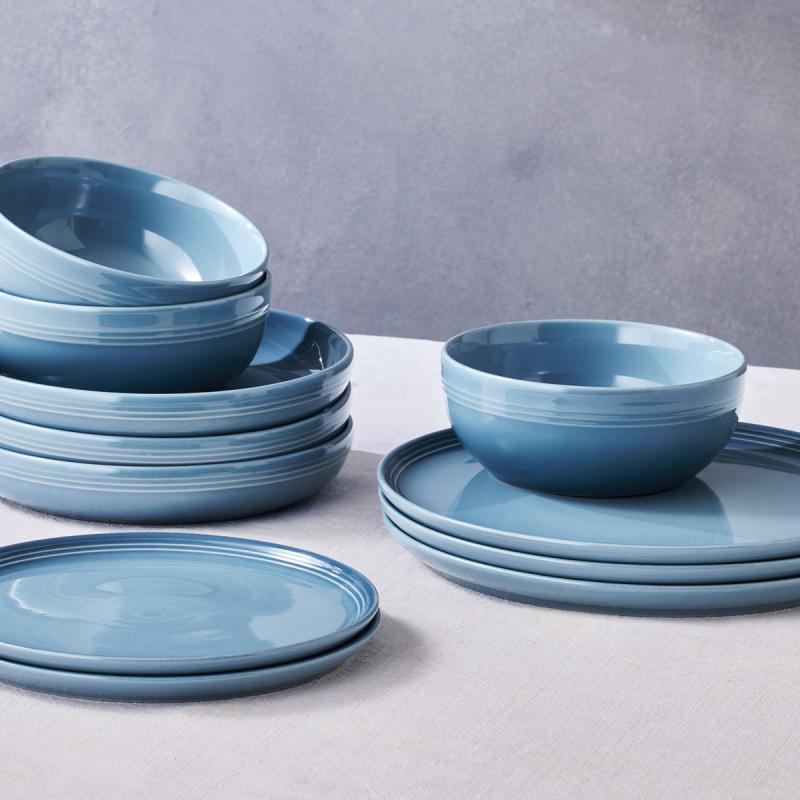 Le Creuset Coupe collection middagstallerken 27 cm chambray