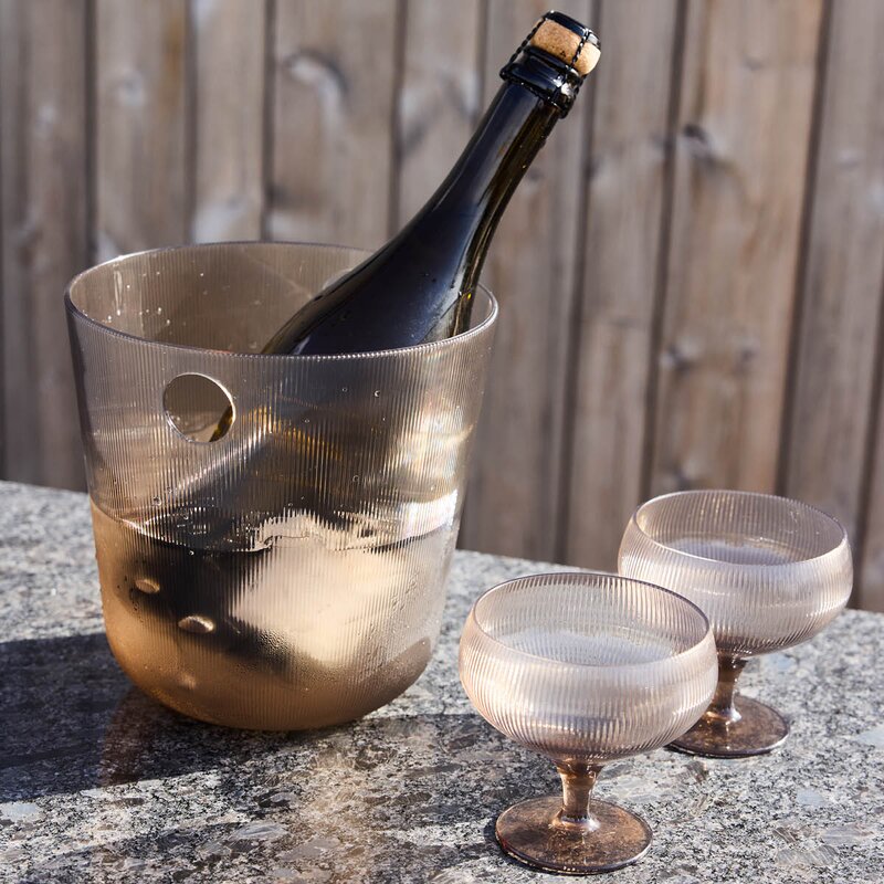 Sagaform Billi vinkjøler 18x18 cm 3L brun