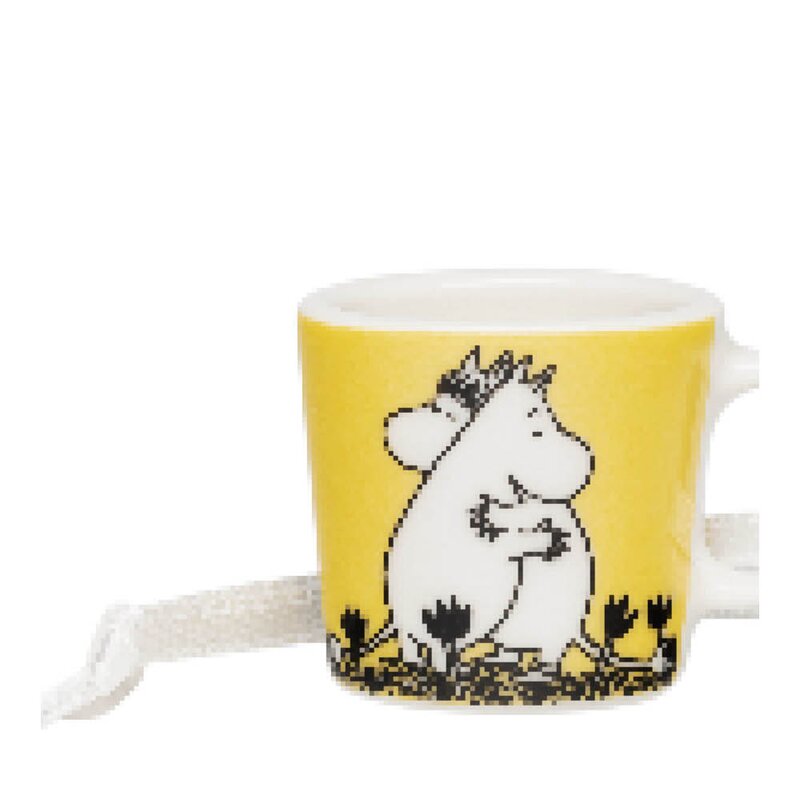 MoominArabia Mummikopp mini 3 cm Kjærlighet gul