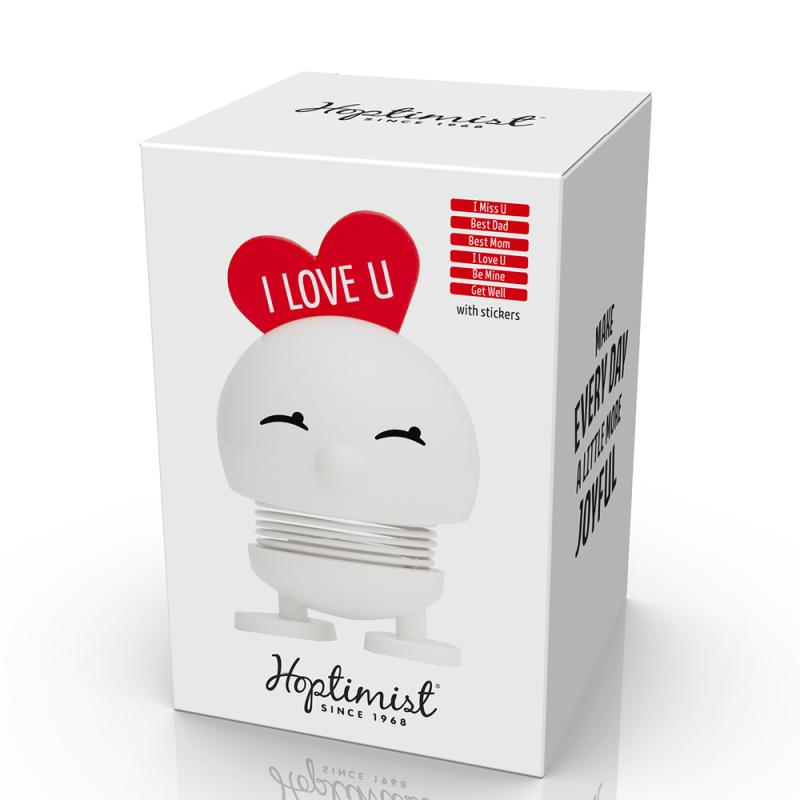 Hoptimist Bimble love liten hvit