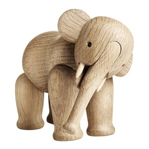 Kay Bojesen Denmark Liliput elefant 7,5 cm eik