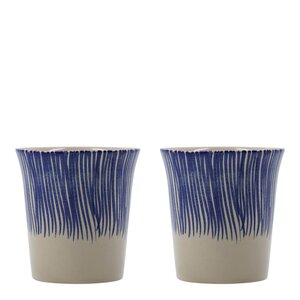 House Doctor Diva kopp 25 cl 2 skt blå