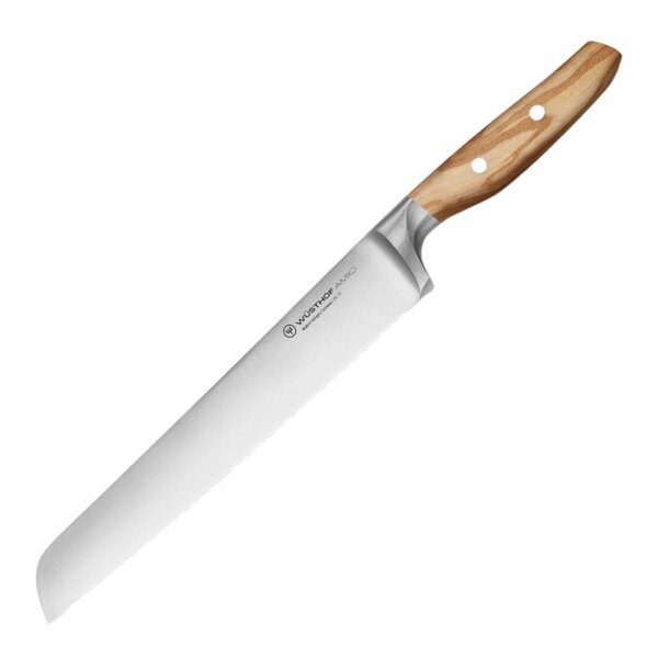 Wüsthof Amici brødkniv 23 cm dobbelttannet oliventre