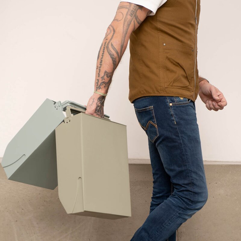 ReCollector Recycling kildesorteringsboks 30x15x40 cm Oak Green