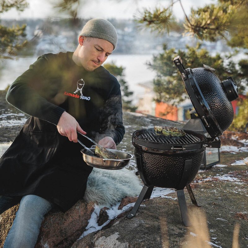 Kamado SUMO Mini 14 kullgrill svart