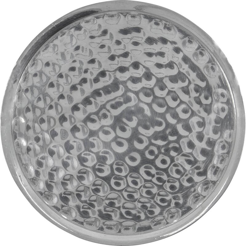 House Doctor Bordbrikke i aluminium 10 cm 5 stk sølvfinish