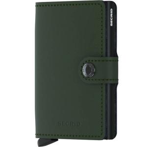 Secrid Miniwallet lommebok m/kortholder grønn/svart