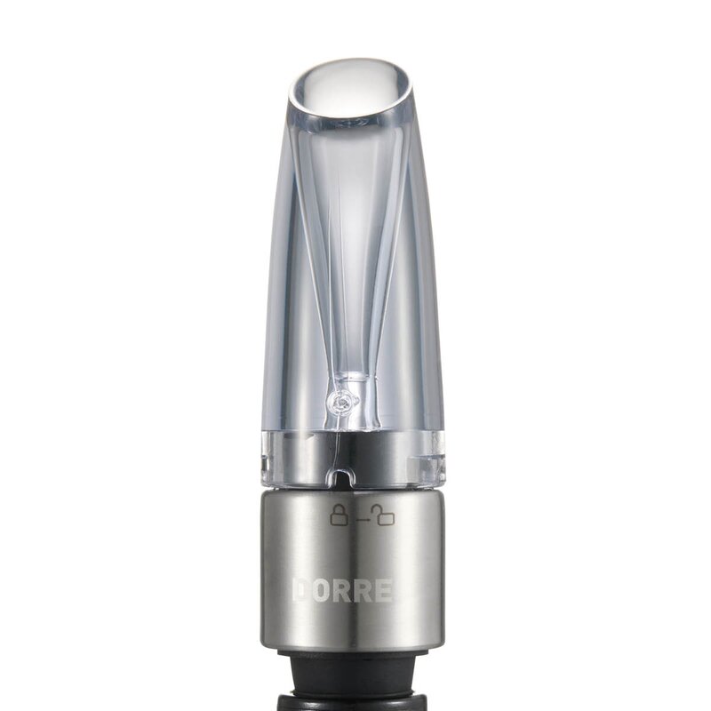 Dorre Verne vinlufter og vinpropp 2 stk svart