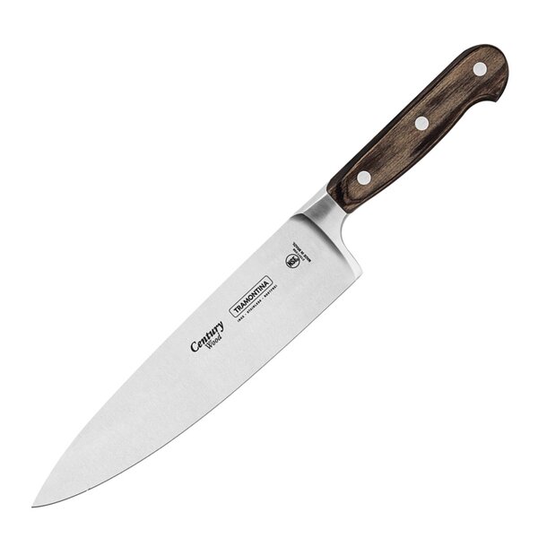 Tramontina Polywood kokkekniv 19,5 cm brun