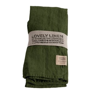 Lovley Linen Lovely serviett lin 45x45 cm 4 stk Jeep Green