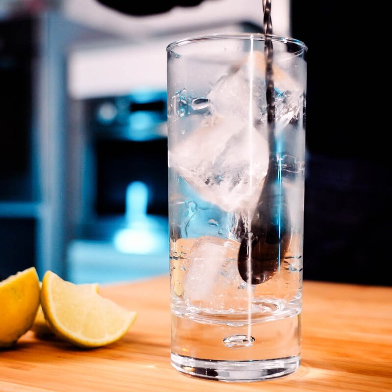 Lurch Disk barskje med muddler 29 cm smokey grey