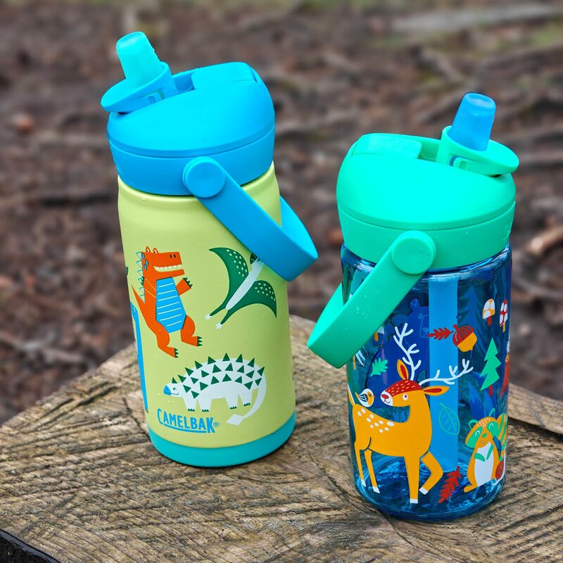 Camelbak Thrive Flip Straw Kids drikkeflaske 0,4L friendly forest