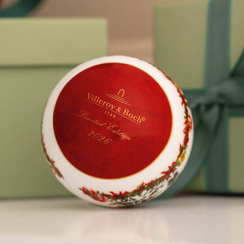 Villeroy & Boch Annual Christmas julekule 2026 18x15 cm