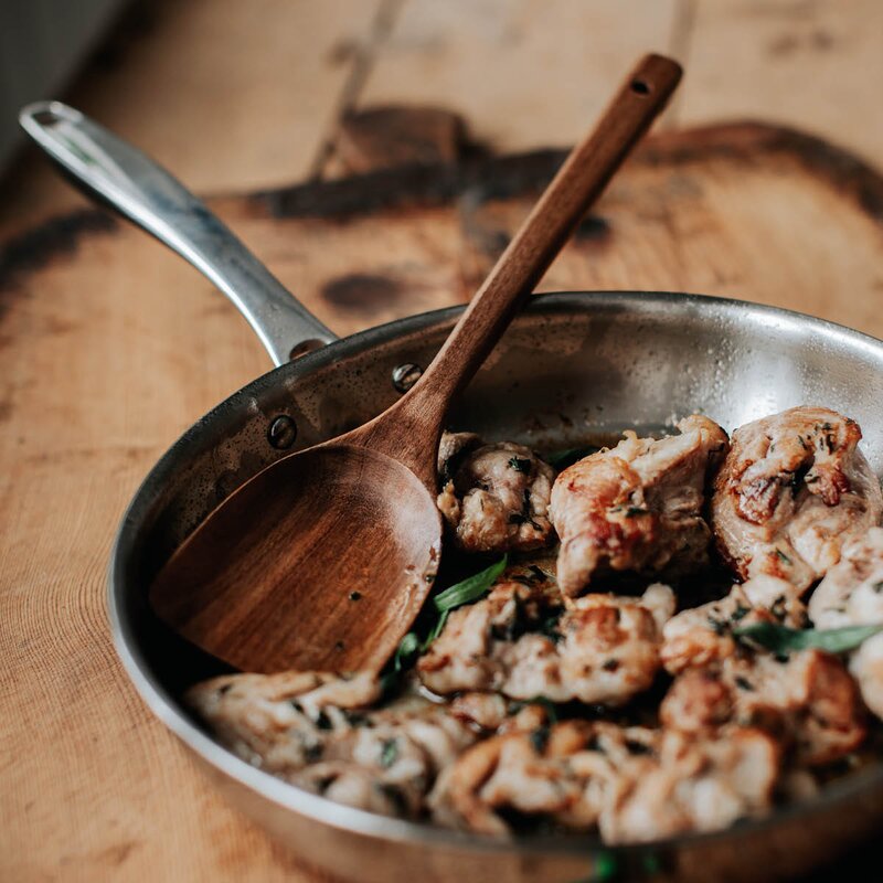 Dorre Trivence stekepanne 28 cm rustfritt stål