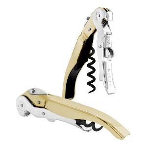 Pulltex Vinåpner Clickcut Crome gull