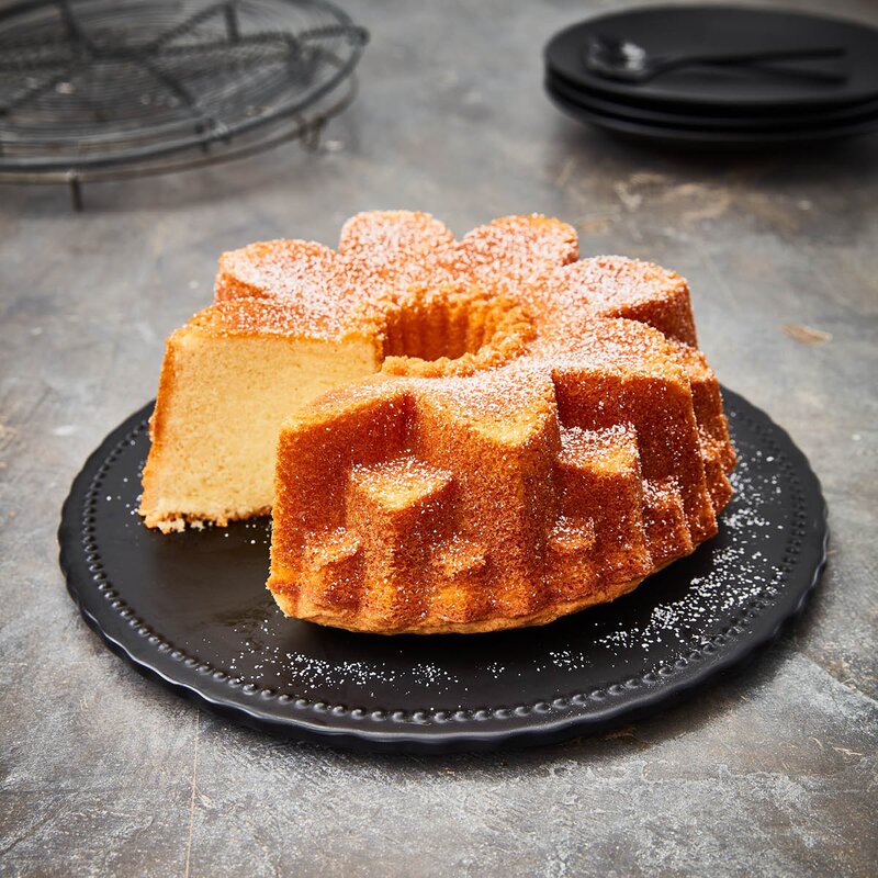 Birkmann Contoura bakeform blomst 22 cm sølv