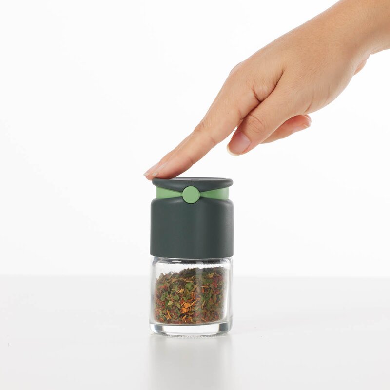 Lékué Krydderkrukke 0,1 L grå/klar