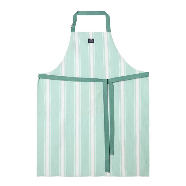 Lexington Forkle lin/bomull 80x105 cm grønn/hvit stripete