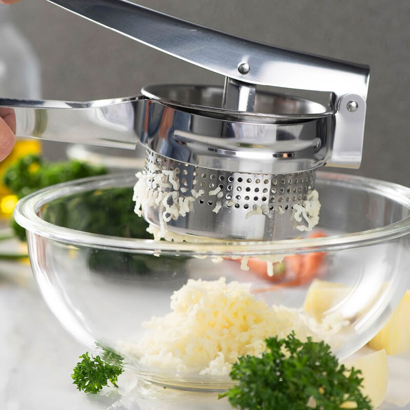 Modern House Kitchen Things potetmoser 27 cm børstet stål