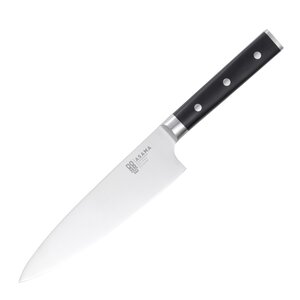 Dorre Asama kokkekniv 20 cm svart/sølv