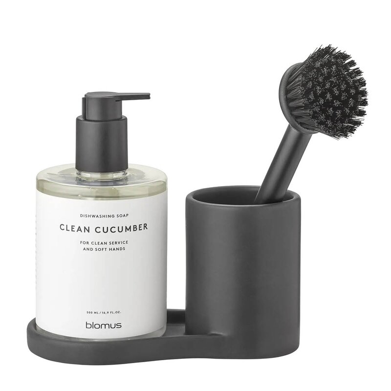 Blomus Piro oppvasksett 10 cm svart