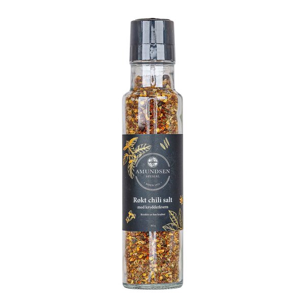 Amundsen Spesial Krydderkvern m/røkt chili salt 160 g