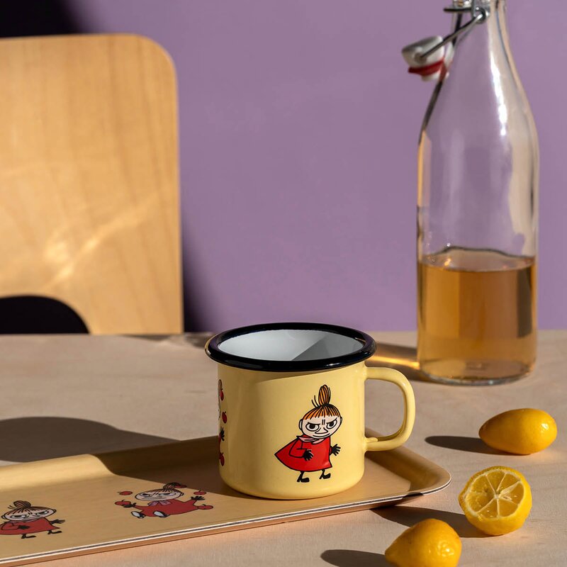 Muurla Mummi brett 13x27 cm Lille My gul