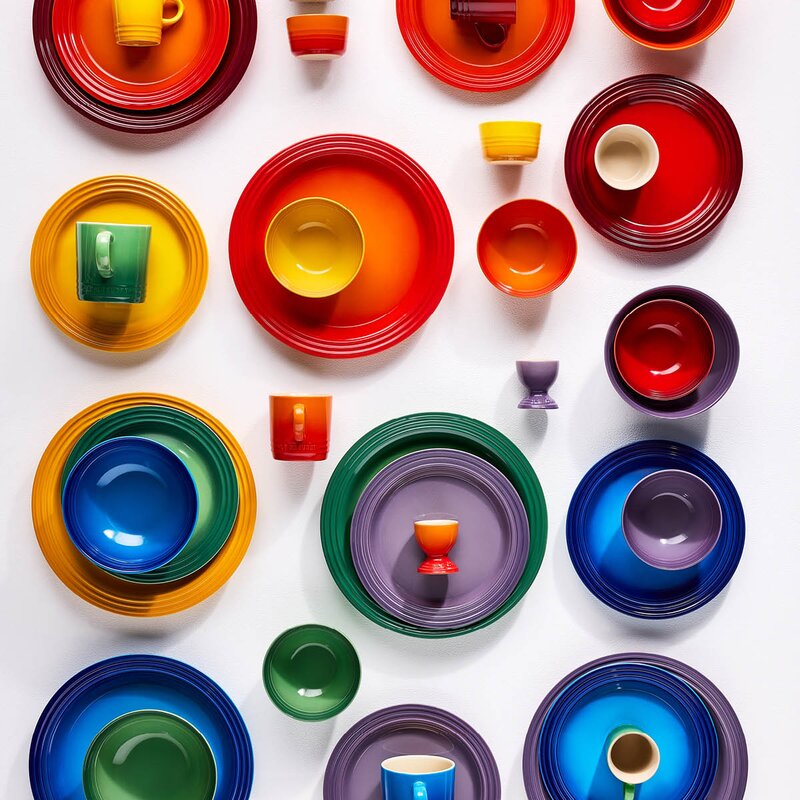 Le Creuset Rainbow krus 40 cl 6 stk 