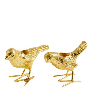 Pols Potten Flock Of Birds lysestake 12,5cm 2st gull
