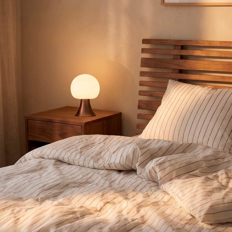Holmegaard Noor LED-lampe 23 cm brun