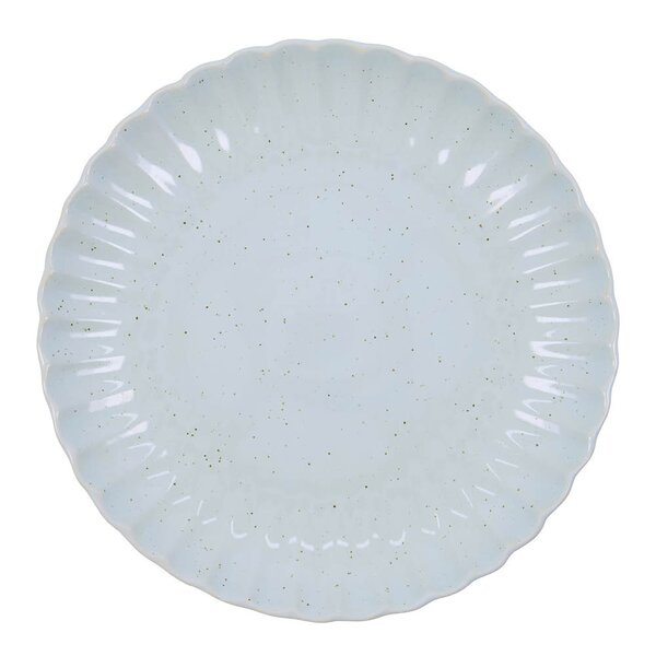 House Doctor - Scallop tallerken 26 cm lyseblå