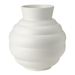 Knabstrup Keramik Tortus Archie No.3 vase 26,5 cm hvit